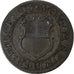 Svizzera, Fribourg, 2 Kreuzer, 1789, Fribourg, Biglione, BB+, KM:47