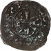 County of Troyes, Champagne, Hugues I, Denier, 1089-1125, Troyes, Vellón, BC+