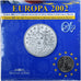 France, 1/4 Euro, Europa, BU, 2002, MDP, Silver, MS(65-70)