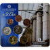 Grèce, Set 1 ct. - 2 Euro, Coin Card. BU, 2004, Athènes, FDC