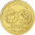 França, medalha, Réplique, 20 francs or Coq 1909, 2009, Dourado, MS(65-70)