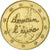 France, Token, 1.5 Euro Centres Leclerc, 1996, Brass, AU(55-58)