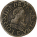 Francja, Louis XIII, Double Tournois, 1632, Tours, Miedź, VF(30-35), CGKL:440