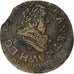 Francia, Louis XIII, Double Tournois, 1632, La Rochelle, Rame, BB, CGKL:304