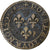 Francia, Louis XIII, Double Tournois, 1629, Paris, Cobre, BC+, CGKL:398G