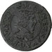 Francia, Louis XIII, Double Tournois, 1628, Lyon, Rame, BB, CGKL:348