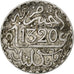 Morocco, 'Abd al-Aziz, 1/2 Dirham, AH1320/1903, Silver, EF(40-45)