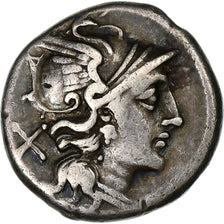 Anonymous, Denarius, 189-180 BC, Rome, Fourrée, Silver, EF(40-45)