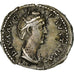 Diva Faustina I, Denarius, 141, Rome, Silver, AU(55-58), RIC:350Aa