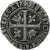 France, Charles VI, Blanc Guénar, 1389-1422, Romans, Billon, TB+, Duplessy:377A