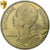 França, 20 Centimes, Marianne, 1966, Paris, Alumínio-Bronze, PCGS, MS66