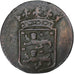 NETHERLANDS EAST INDIES, Duit, 1748, Friesland, VOC, Kupfer, S, KM:131