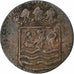 NETHERLANDS EAST INDIES, Duit, 1747, Middelburg, VOC, Kupfer, S, KM:152