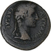 Augustus, As, 10-6 BC, Lugdunum, Bronze, VF(30-35), RIC:230