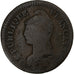 France, 1 Décime, Dupré, AN 8, Metz, Bronze, F(12-15), Gadoury:187a