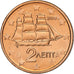 Grèce, 2 Euro Cent, 2005, Athènes, Cuivre plaqué acier, SPL, KM:182