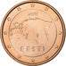 Estonia, 5 Euro Cent, 2011, Vantaa, Copper Plated Steel, MS(60-62), KM:63