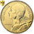 França, 10 Centimes, Marianne, 1968, Paris, Alumínio-Bronze, PCGS, MS67