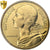 França, 10 Centimes, Marianne, 1970, Paris, Alumínio-Bronze, PCGS, MS66