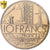 France, 10 Francs, Mathieu, 1980, Paris, Tranche B, Copper-nickel, PCGS, MS67