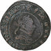 Frankreich, Henri III, Double Tournois, 1589, Saint-Lô, Kupfer, S, CGKL:118