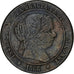 Spain, Isabel II, 5 Centimos, 1868, Barcelona, Bronze, VF(20-25), KM:635.1