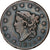 Estados Unidos, 1 Cent, Coronet Head, 1816, Philadelphia, Cobre, BC+