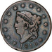 USA, 1 Cent, Coronet Head, 1816, Philadelphia, Miedź, VF(30-35)