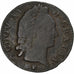 France, Louis XV, Sol, 1766, Aix, Copper, VF(20-25), Gadoury:279