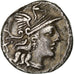 Decimia, Denarius, 150 BC, Rome, Silver, EF(40-45), Crawford:207/1