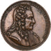 Francia, medaglia, Antoine Auget de Montyon, 1861, Bronzo, Caqué, BB+