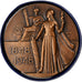 França, medalha, 100 ans du suffrage Universel, 1948, Bronze, Bazor, MS(60-62)