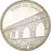 France, Médaille, Trésors du Patrimoine, Pont du Gard, n.d., Cupro-nickel, FDC