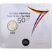 Francia, 2 Euro, 50 ans du traité de l'Élysée, Coin Card. BU, 2013, MDP