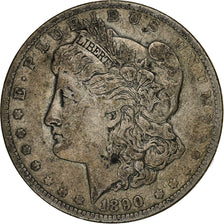 USA, Dollar, Morgan, 1890, New Orleans, Srebro, EF(40-45)