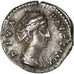 Diva Faustina I, Denarius, 141, Rome, Prata, AU(50-53), RIC:362