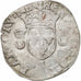 France, Henri II, Douzain aux croissants, 1557, Troyes, Billon, TB+, Gadoury:357