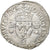 Frankreich, Henri II, Douzain aux croissants, 1550, La Rochelle, Billon, SS+