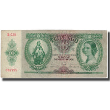 Banknote, Hungary, 10 Pengö, 1936, KM:100, VF(30-35)