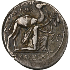 Aemilia, Denarius, 58 BC, Rome, Silver, VF(30-35), Crawford:422/1b