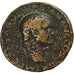 Vespasian, As, 72, Lyon - Lugdunum, Bronce, BC+, RIC:1202