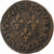 Francja, Louis XIII, Double Tournois, 1612, Nantes, Miedź, VF(30-35)