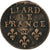 Francia, Louis XIV, Liard de France, 1698, Besançon, Cobre, BC+