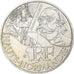 Francja, 10 Euro, Haute-Normandie, 2012, Monnaie de Paris, MS(63), Srebro