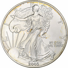 États-Unis, 1 Dollar, 1 Oz, Silver Eagle, 2003, Philadelphie, Argent, FDC