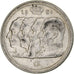 Bélgica, Baudouin, 100 Frank, 1951, Brussels, Plata, MBC, KM:139