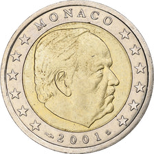 Monaco, Rainier III, 2 Euro, 2001, Monnaie de Paris, Bi-Metallic, MS(63)