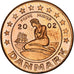 Dänemark, 2 Euro Cent, Fantasy euro patterns, Essai-Trial, PP, 2002, Kupfer