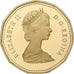 Canada, Elizabeth II, Dollar, 1989, Ottawa, Proof, Aureate-Bronze Plated Nickel