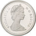 Canada, Elizabeth II, 5 Cents, 1989, Ottawa, Proof, Nikiel, MS(65-70), KM:60.2a